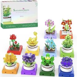 849 Piece Succulent Like Lego Set 