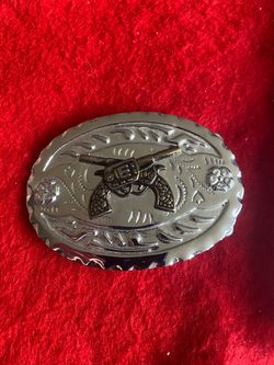 Dual Revolver Belt Buckle