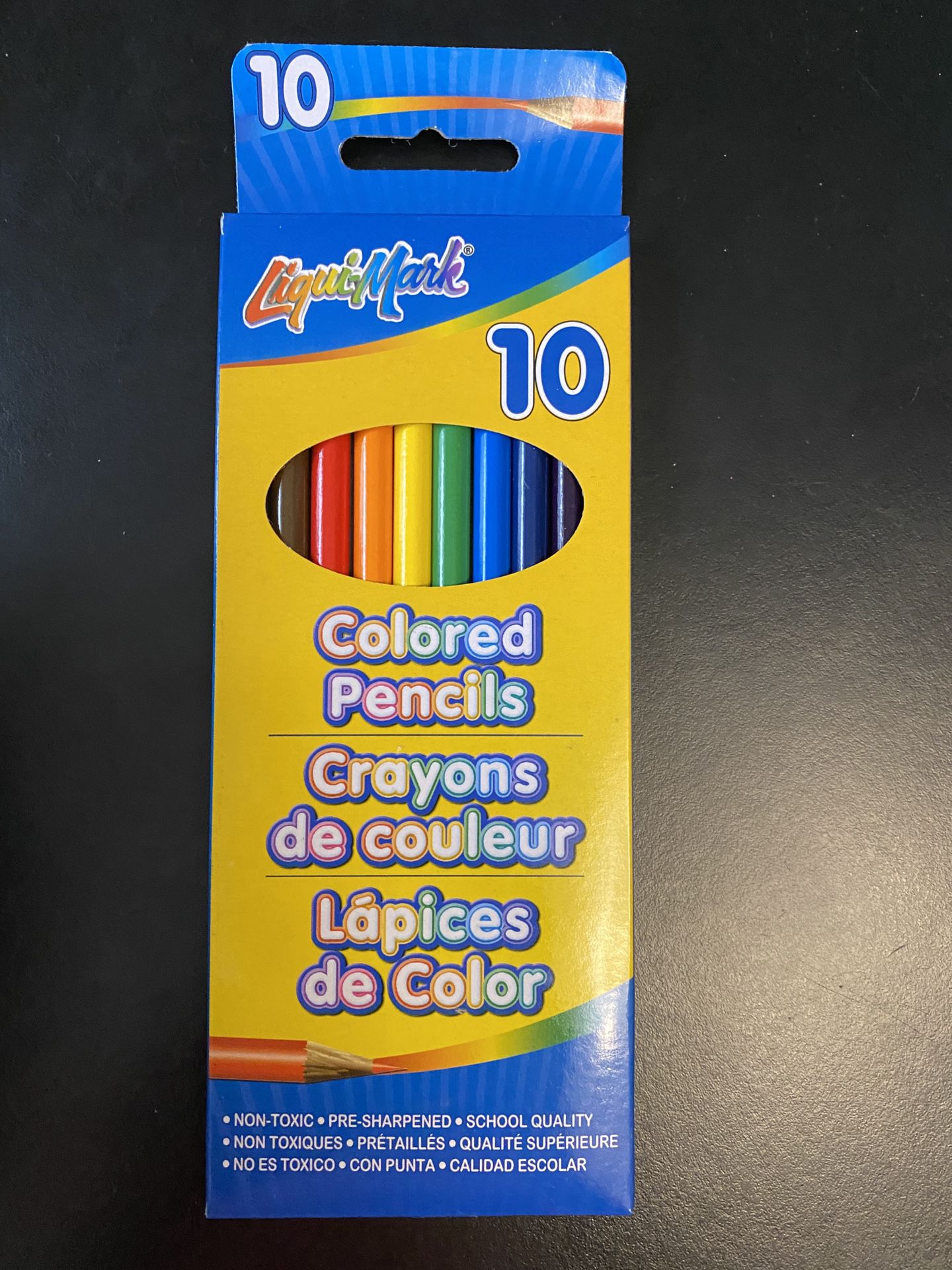 LiquiMark 10 Colored Pencils