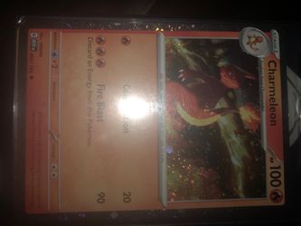 Charmeleon Holo Pokémon Card 005/165
