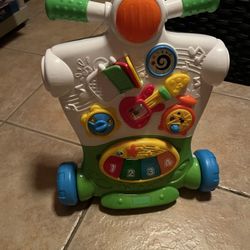 iPlay, iLearn 3 in 1 Baby Walker for Boys and Girls, Sit to Stand Learning Walkers, Toddler Walking Toys, Infant Musical Activity Center,