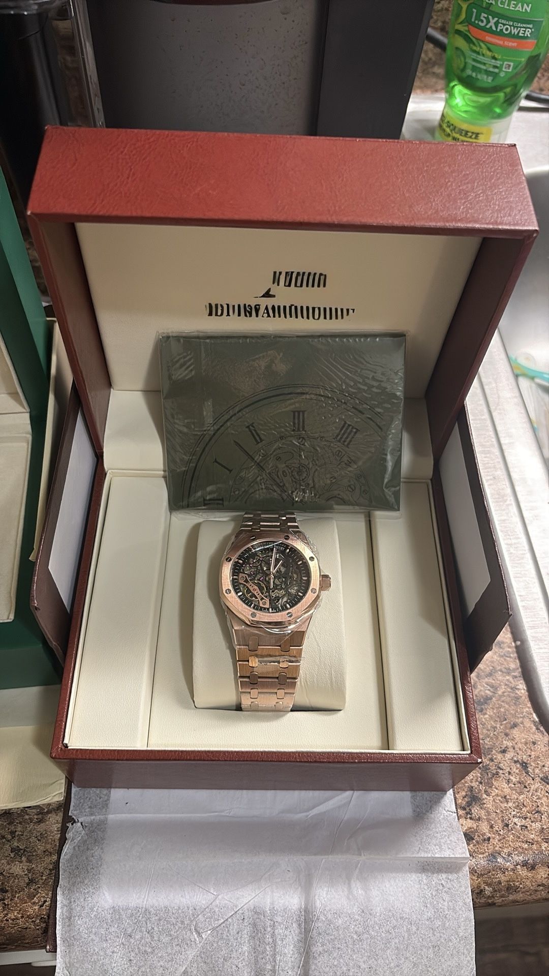 Men’s Luxury Watch Skeleton Movement