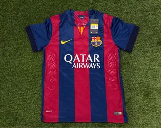 THROWBACK BARCELONA KIT AUTHENTIC WITH MESSI!