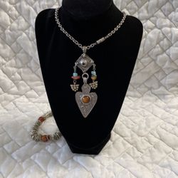 Necklace With Matching Bracelet