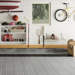 12 plastic deck tiles