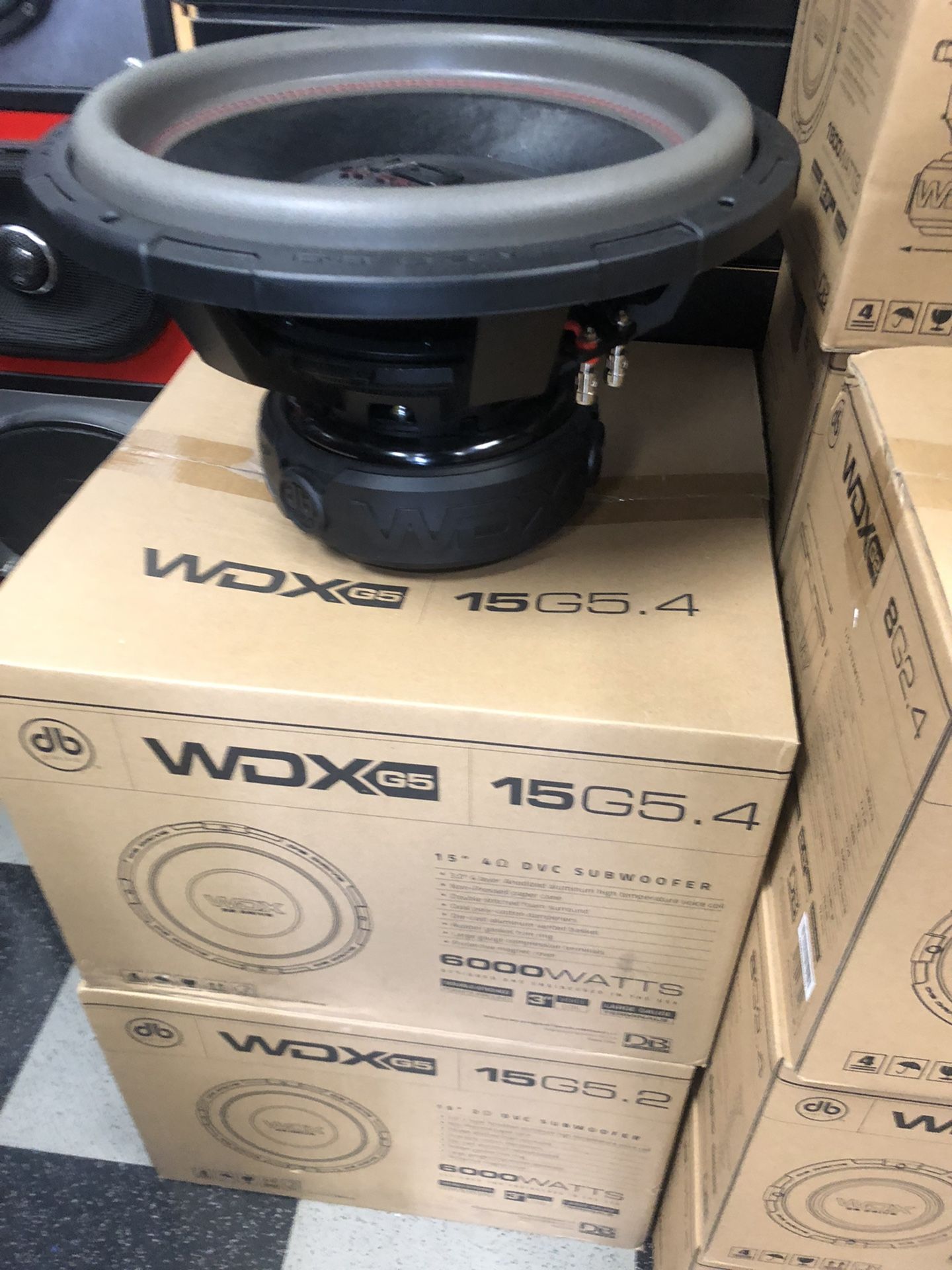 Db Drive Wdx G5 15 Inch Subwoofers