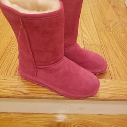 Hot Pink Bear Paw Boots