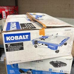 Kobalt 7in Wet Tabletop Tile Saw (24” Capacity 5amp Motor)