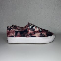 Vans ComfyCush Authentic Women Size 6.5 Grunge Wash Tie Dye Casual Shoes Sneaker