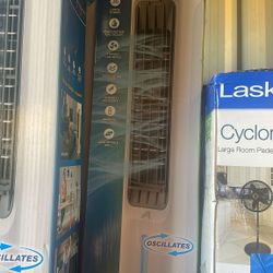 Arctic Air Tower+ Indoor Evaporative Cooler with Oscillating and Quiet Fan Function, Auto-Off Timer,