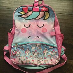 Kids Unicorn Rainbow Backpack (No Lunch Box!) - 16”