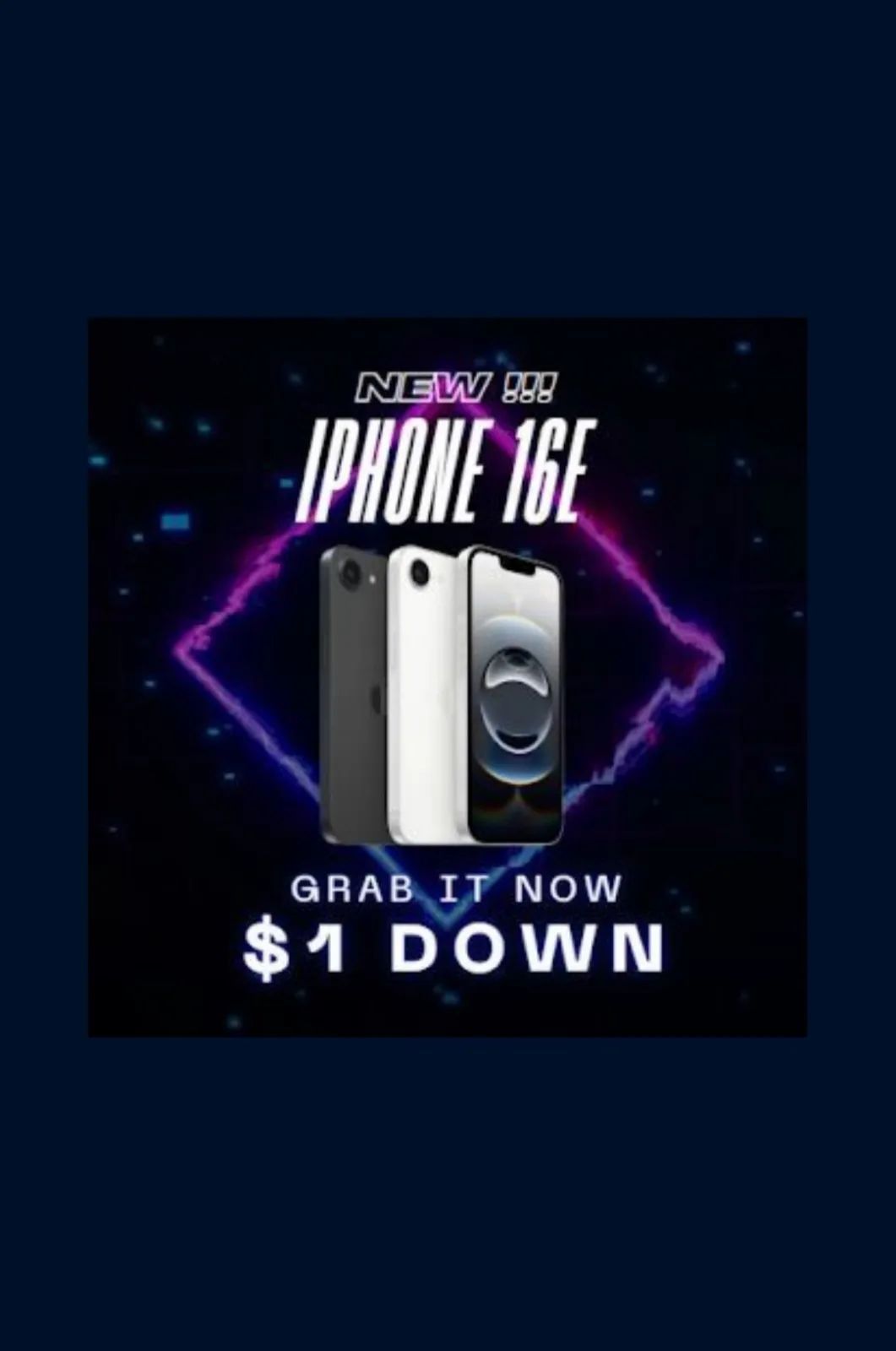 🔥 New iPhone 16e: Big Features, Small Price – Pay $5 Down, The Rest Later! 🌟