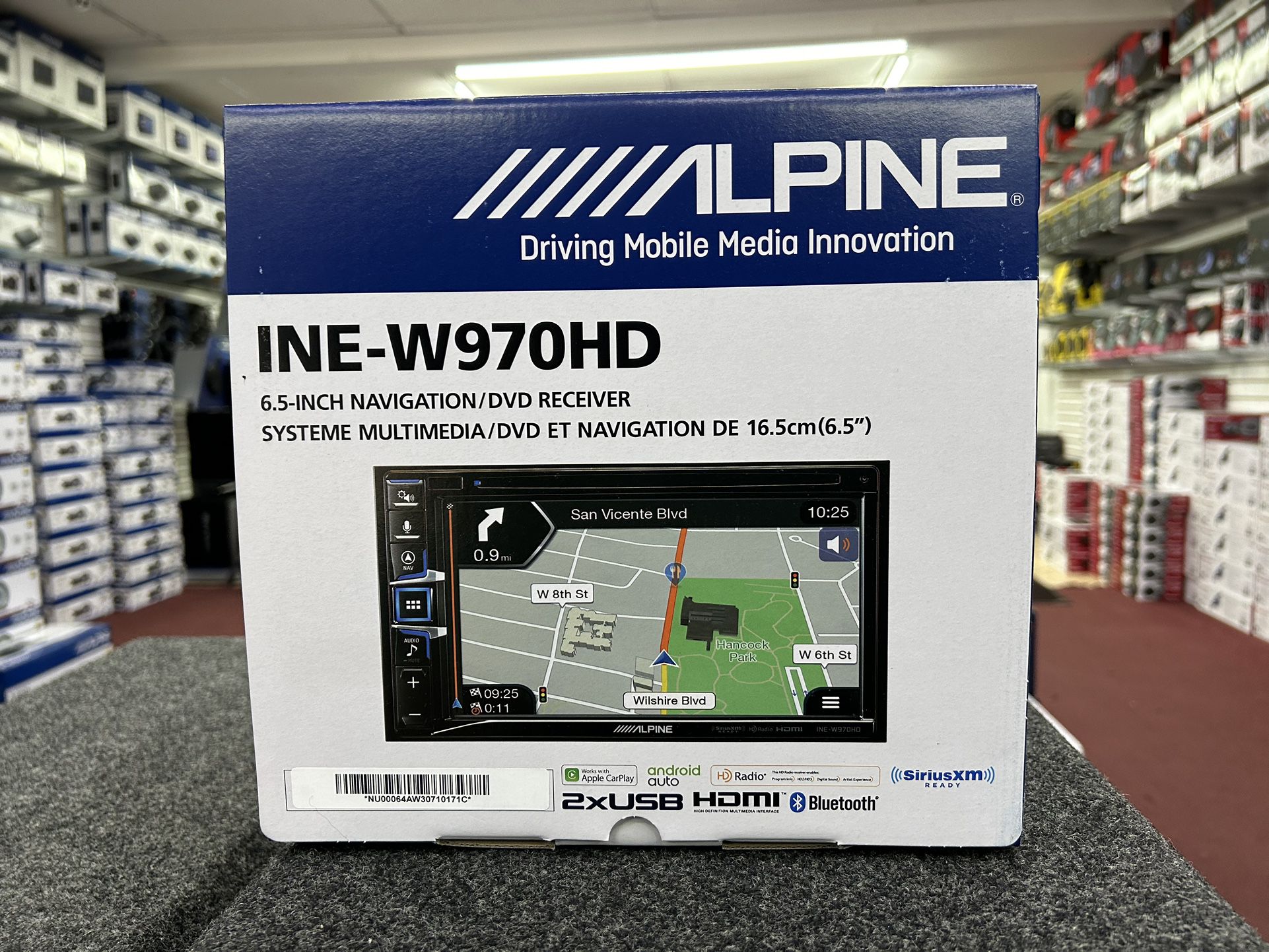 Alpine INE-W970HD Navigation, Apple Carplay, Touchscreen, Stereo System