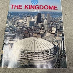 Vintage 1976  Kingdome Magazine – Seattle Seahawks Era / Local Ads
