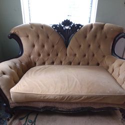 Antique Solid Oak Furniture Set