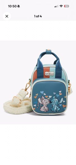 Valentine’s Day Disney Stitch And Angel Love Crossbody 