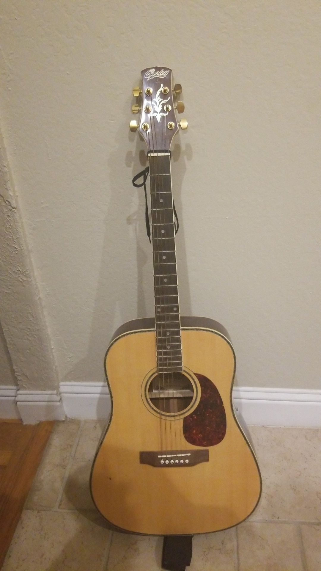 Copley steel string acoustic guitar