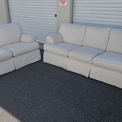 Sofa and lovesofa set  (DELIVER OPTION)