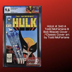 Incredible Hulk, Vol. 1 #340 A CGC 9.6 Wolverine Custom Label