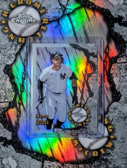 Aaron Judge Topps Chrome Wrecking Crew Refractor Card