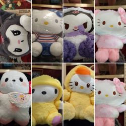 Hello Kitty Plushies $10 Each