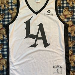 Rare 2020 Los Angeles Clippers Mr. Cartoon Agua Caliente Casino Promo Jersey Xl