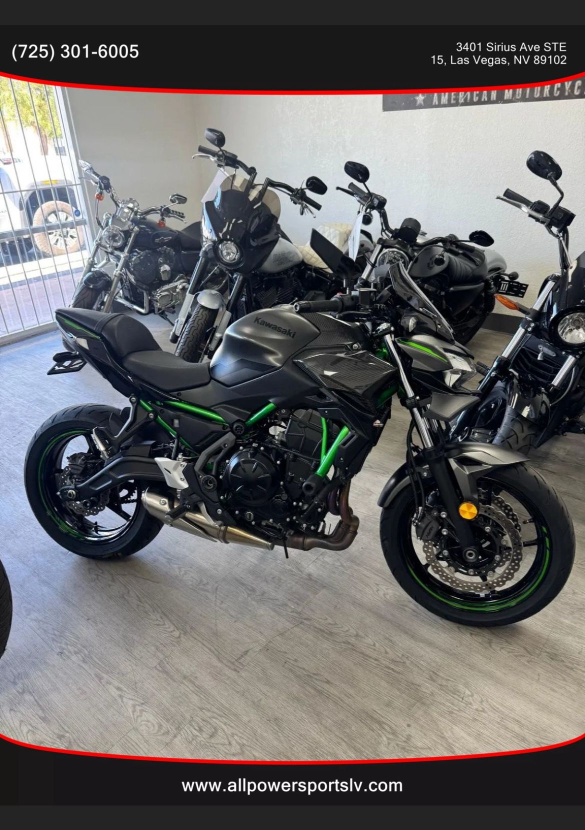 2023 Kawasaki Z-650 ABS