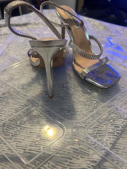 Silver heels