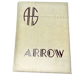 THE ARROW 1952 Central High School Yearbook Aberdeen, South Dakota Hardcover