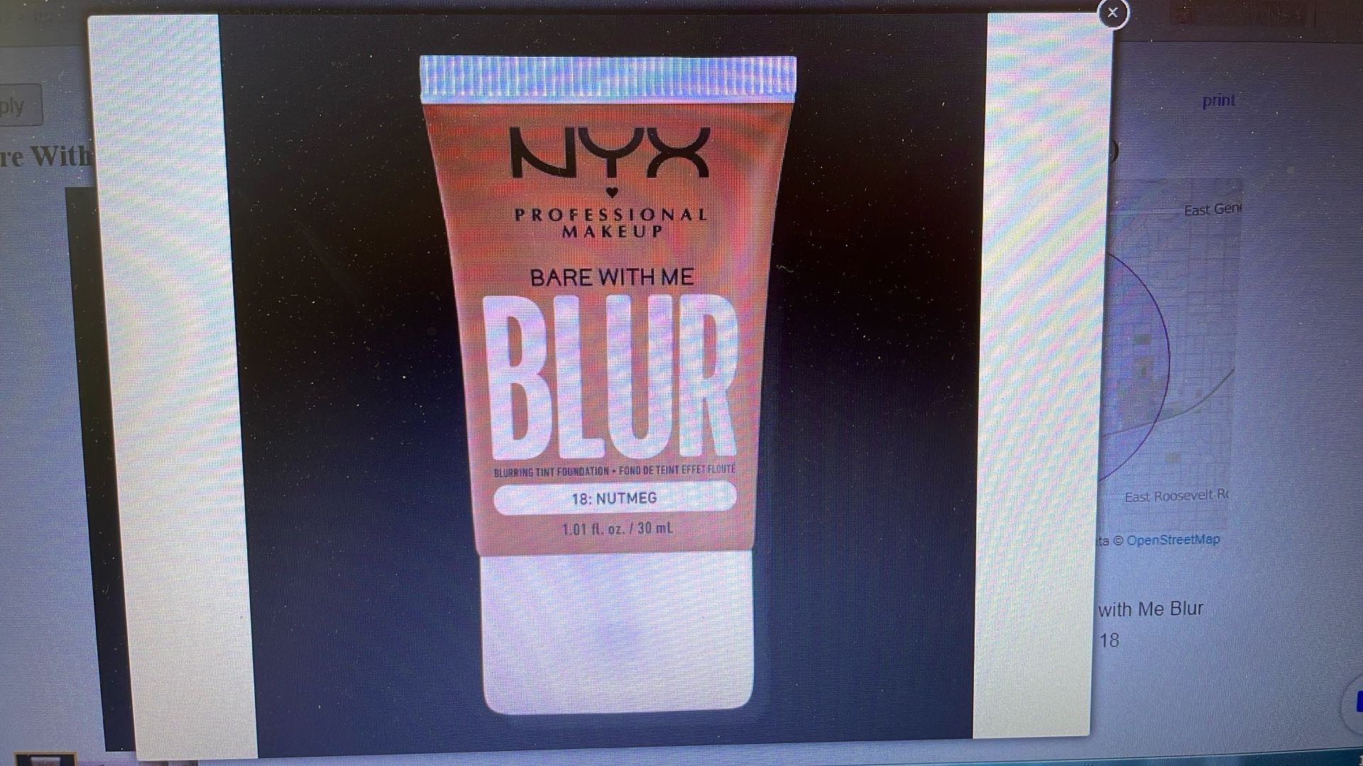 Bare With Me Blur Tint 18! For "Nutmeg" Skin Color! Matte Blurred Finish!