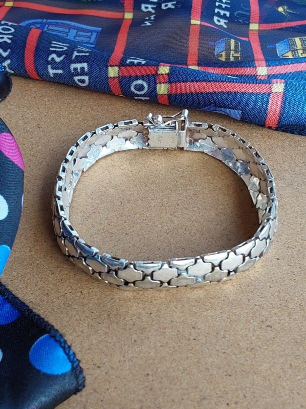 RARE VTG 925 Sterling Silver (Italy) Snake Bracelet