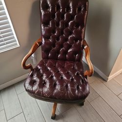 Leather chair