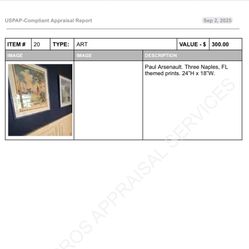 3 Naples, FL Themed Prints