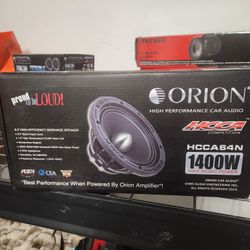 New!! Orion HCCA (2) 6 1/2 Mid Range Speakers 