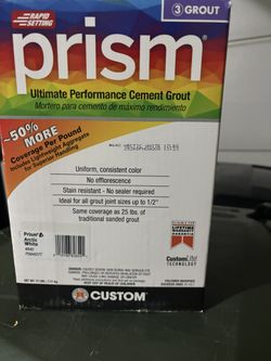 Free - Grout 1/4 Box