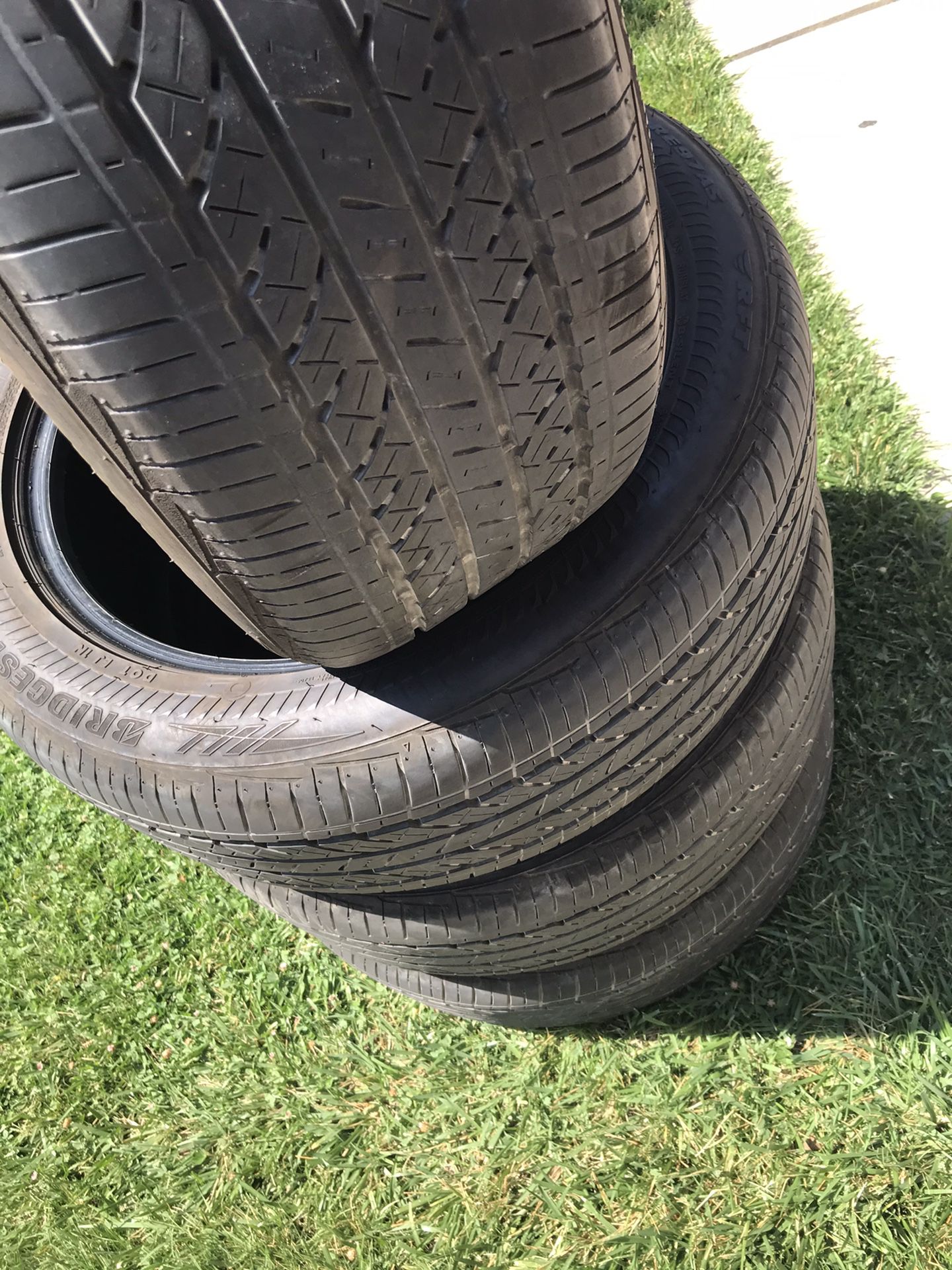 4 tires size 22555rf17 very nice tires