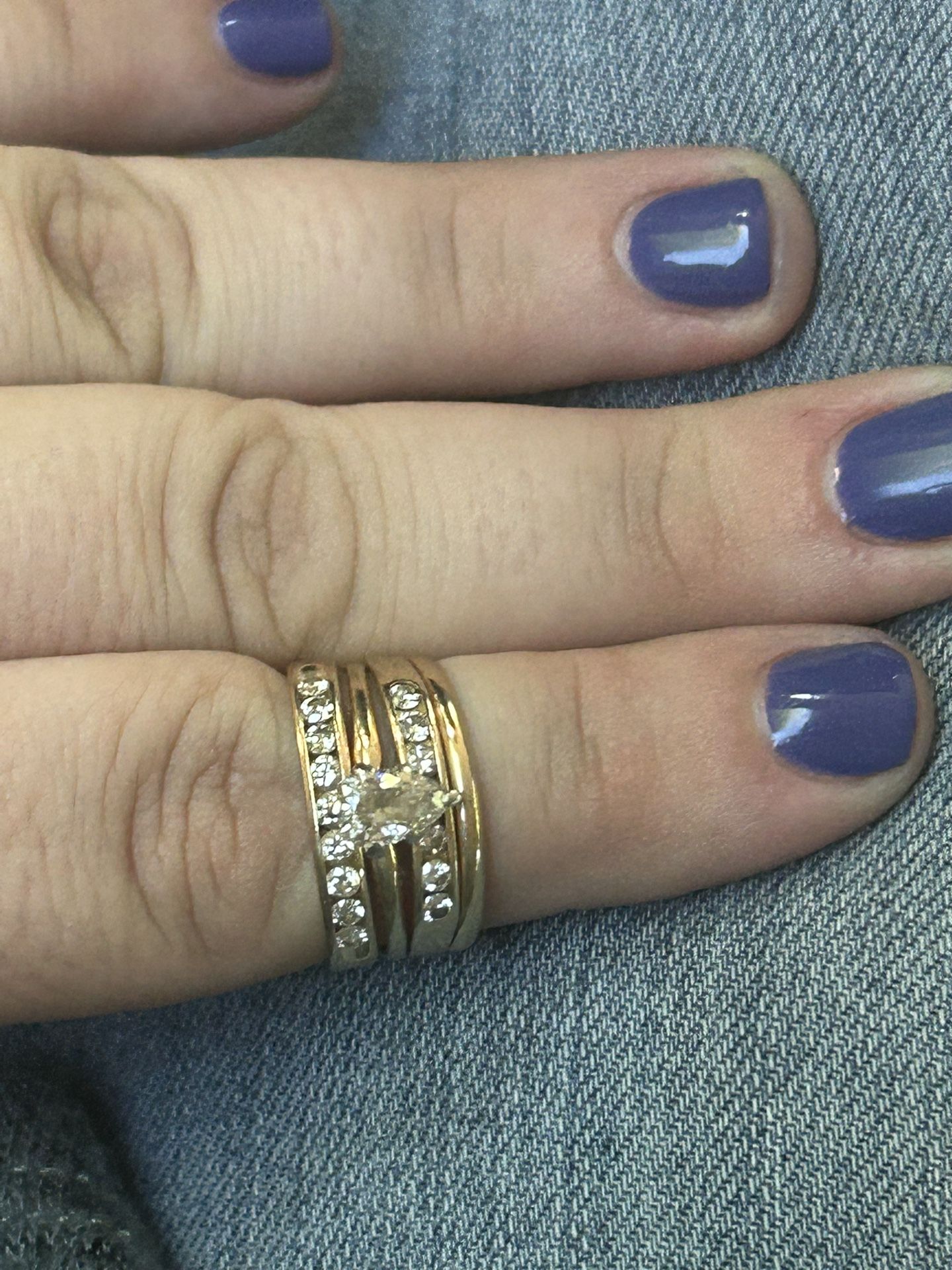 4 Piece In One Diamond Ring