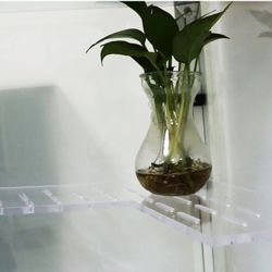 9668: New Replacement Shelf Set for IKEA Milsbo Glass-Door Cabinet, Horseshoe Shelf and Triangular Acrylic Corner Shelves Extra Shelves Accessories Co