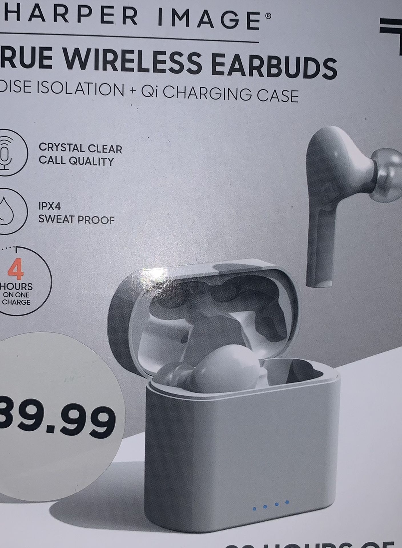 Brand New Sharper Image True Wireless Earbuds