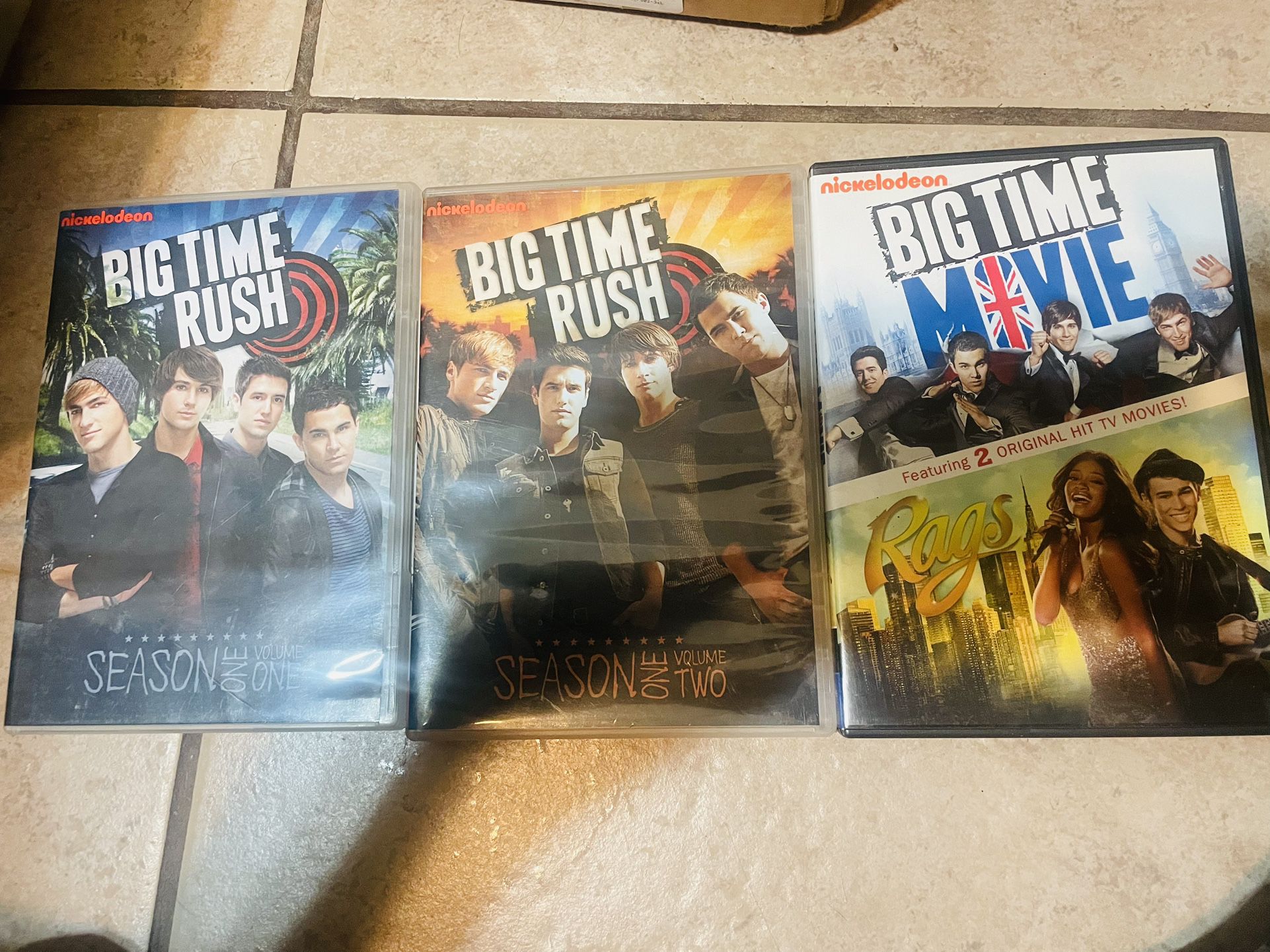 Big Time Rush DVDS
