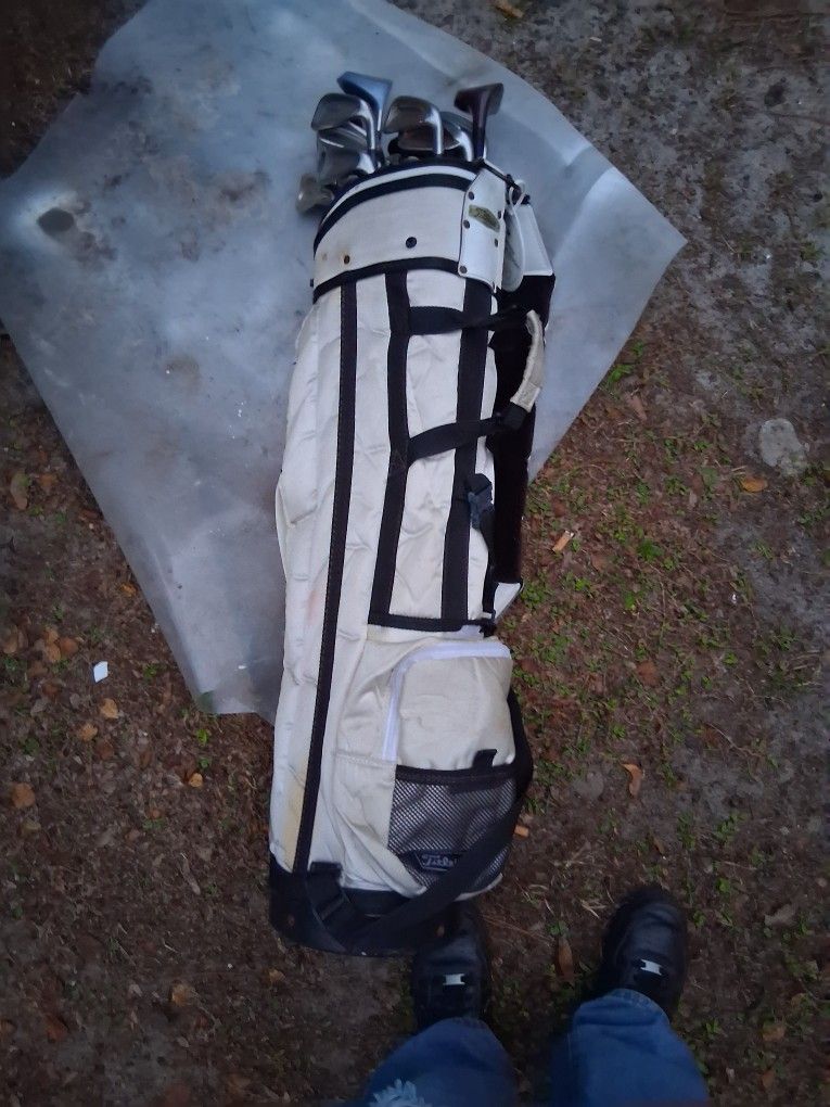 Golf Clubs And Bag