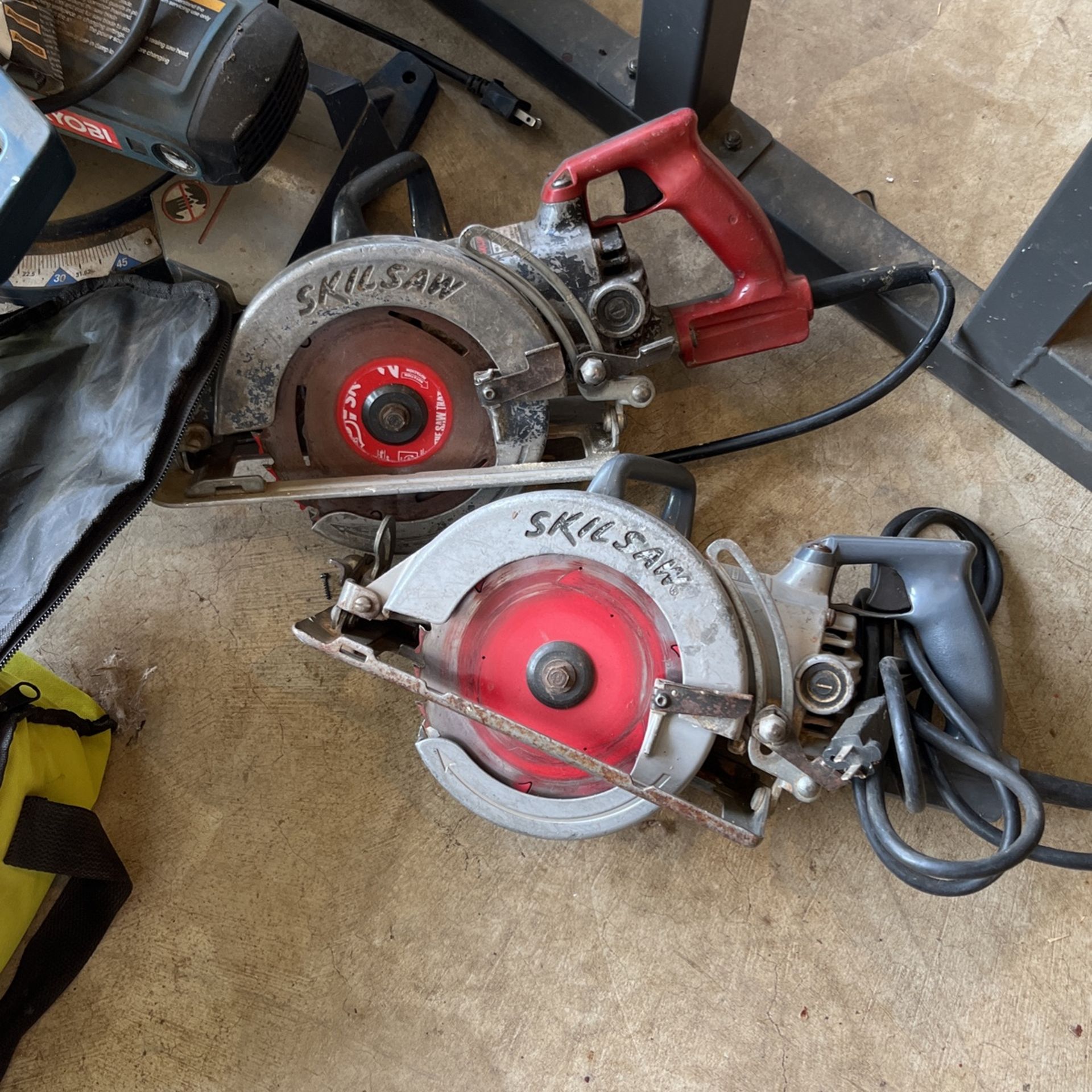 Skill Saw And Chop Saw