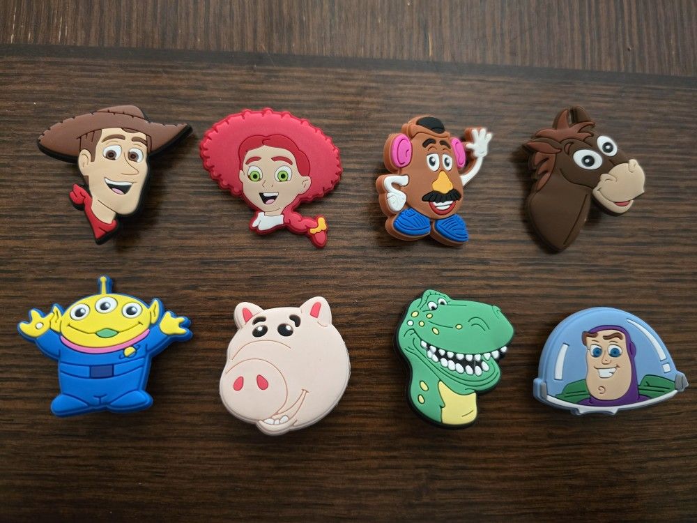 Lot Of 8 Toy Story Shoe Charms