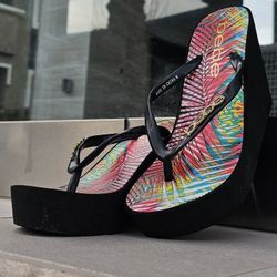 Wedge Thong Sandals