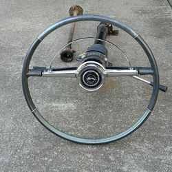 1964 Chevy Impala Steering Wheel with Column and Shaft