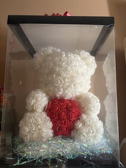 Large rose bear