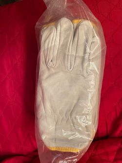 NEW men’s XXL leather work gloves | Guantes NUEVOS de cuero de trabajo para hombres tamaño XXL