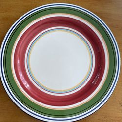 Six Large Pottery Barn Plates