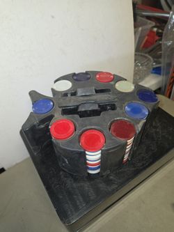 Old poker chip. holder