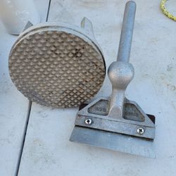 Restaurant Paryes De Aluminio Para Presionar La Carne